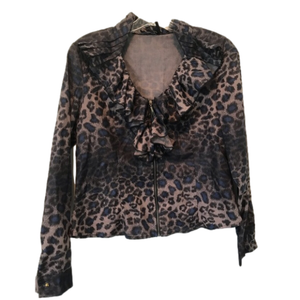 Animal Print Lapis Shirt